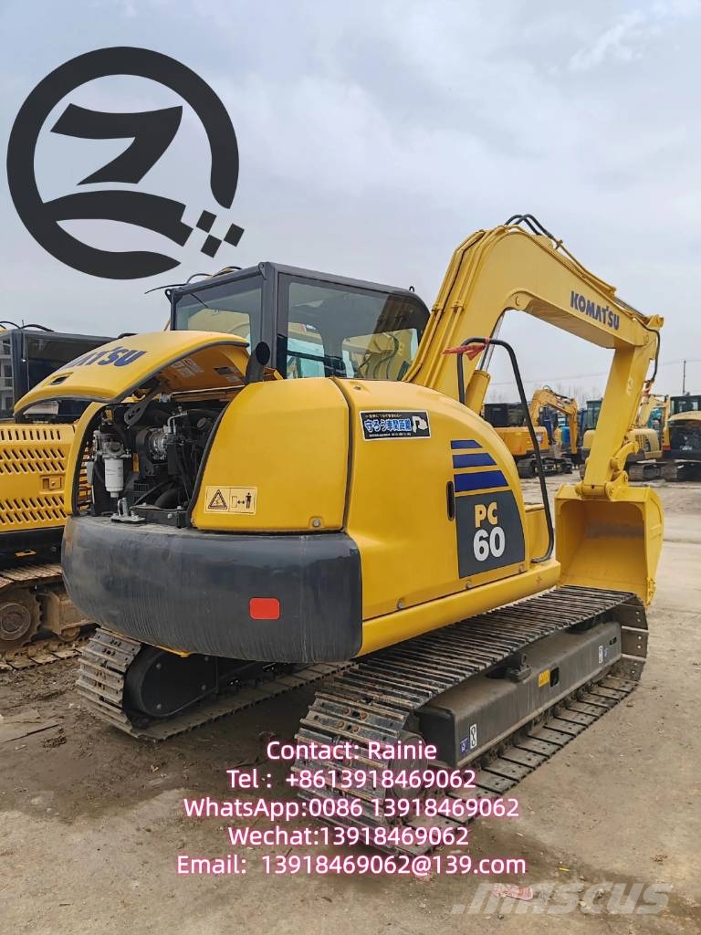 Komatsu PC 60 Pásové rýpadlá