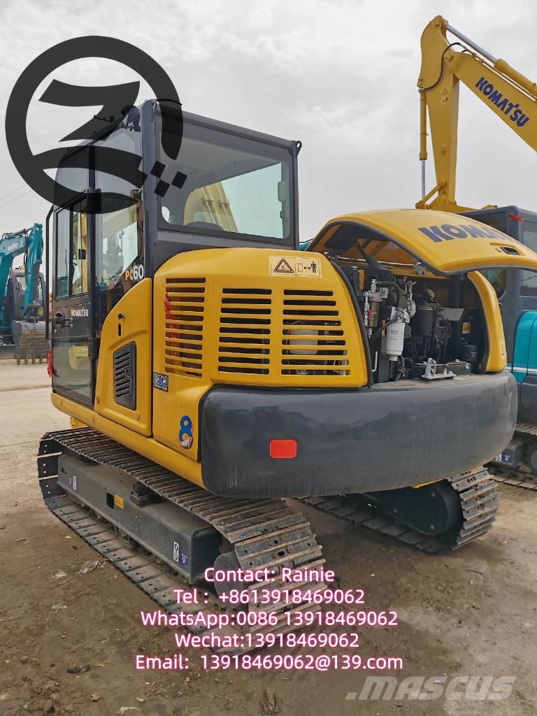 Komatsu PC 60 Pásové rýpadlá