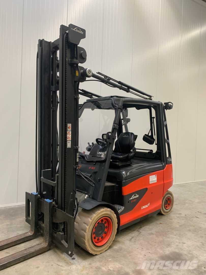Linde E50HL شاحنات ذات رافعات شوكية تعمل بالكهرباء