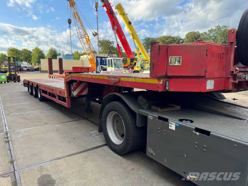 Broshuis E2190 نصف مقطورة مسطحة منخفضة