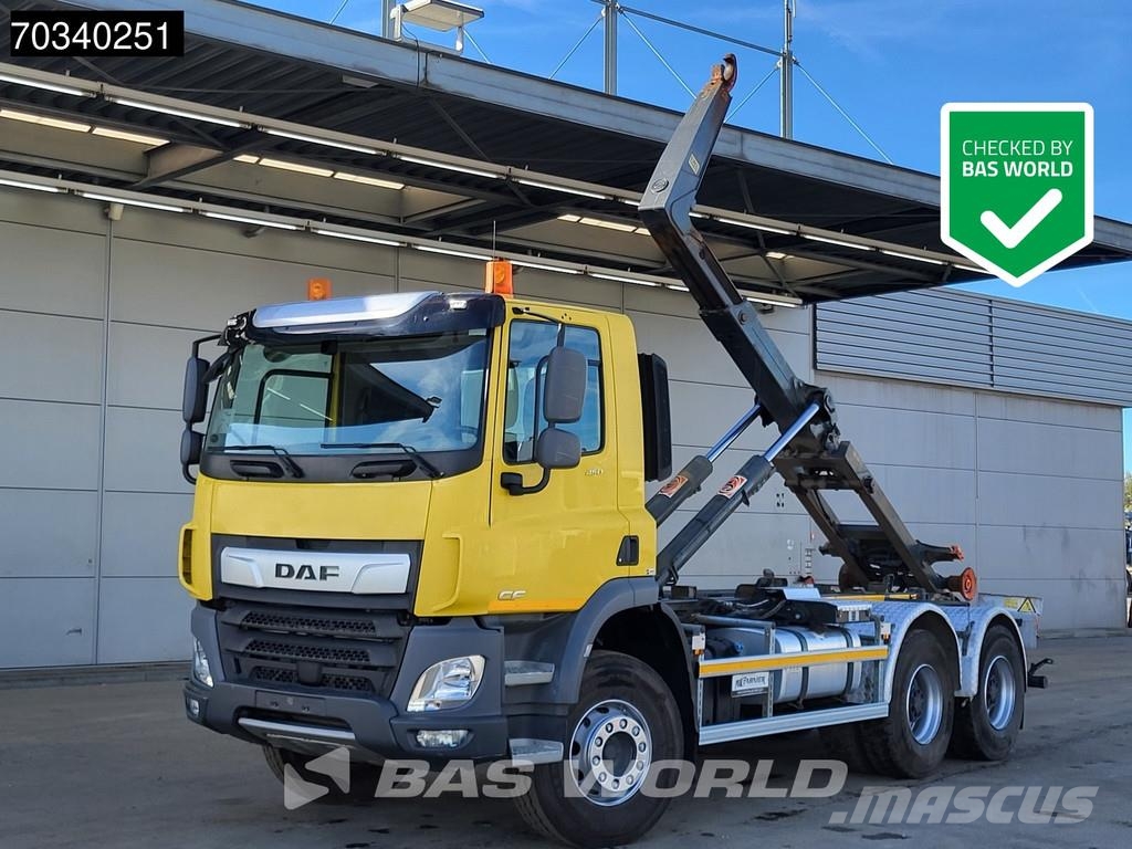 DAF CF 450 6X4 AJK HL20-5430 containersystem Full Stee Vrachtwagen met containersysteem