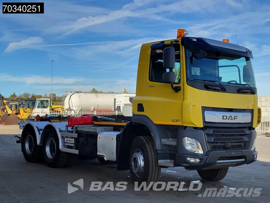 DAF CF 450 6X4 AJK HL20-5430 containersystem Full Stee Vrachtwagen met containersysteem