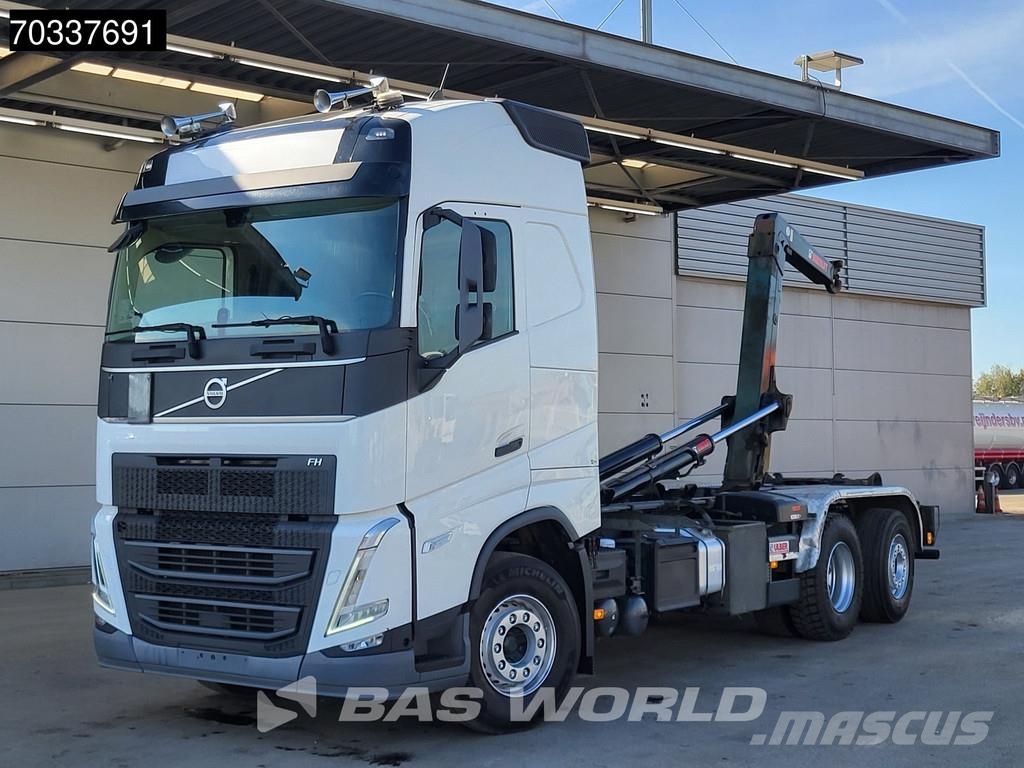 Volvo FH 500 6X2 HIAB ULT21S61 containersystem Lift+Stee Rol kiper kamioni sa kukom za podizanje tereta