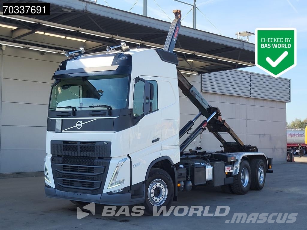 Volvo FH 500 6X2 HIAB ULT21S61 containersystem Lift+Stee Rol kiper kamioni sa kukom za podizanje tereta