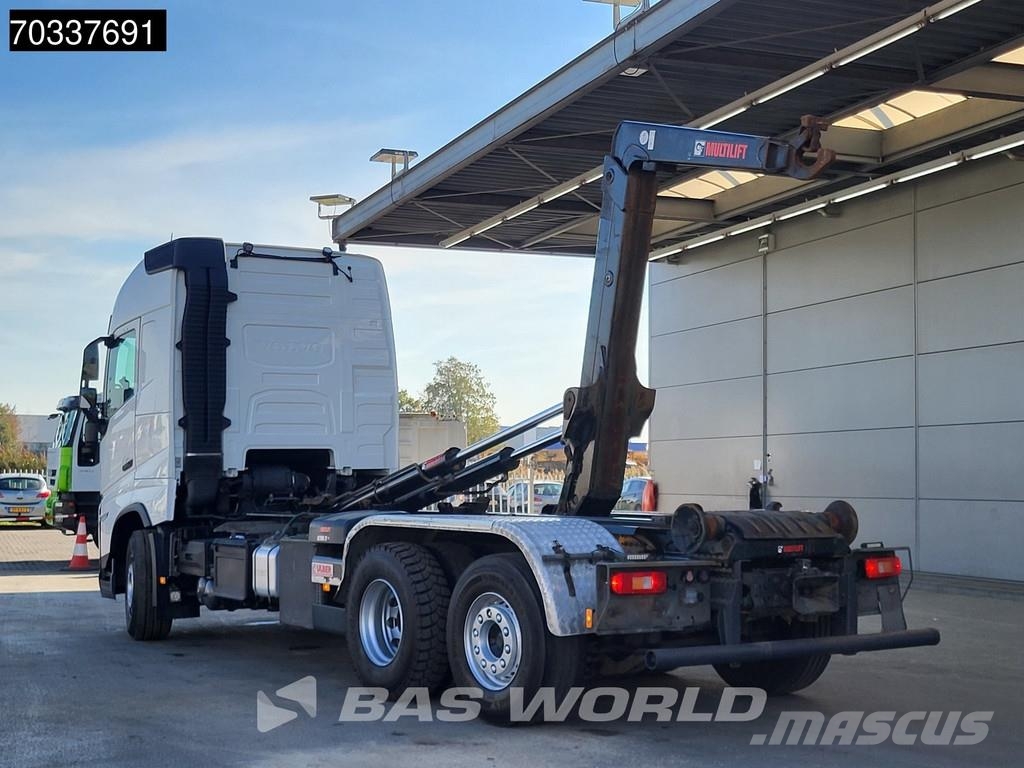 Volvo FH 500 6X2 HIAB ULT21S61 containersystem Lift+Stee Rol kiper kamioni sa kukom za podizanje tereta