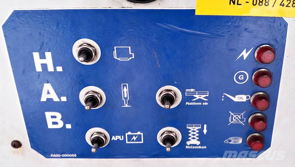 HAB S195-24D4WDS رافعات مقصية الشكل