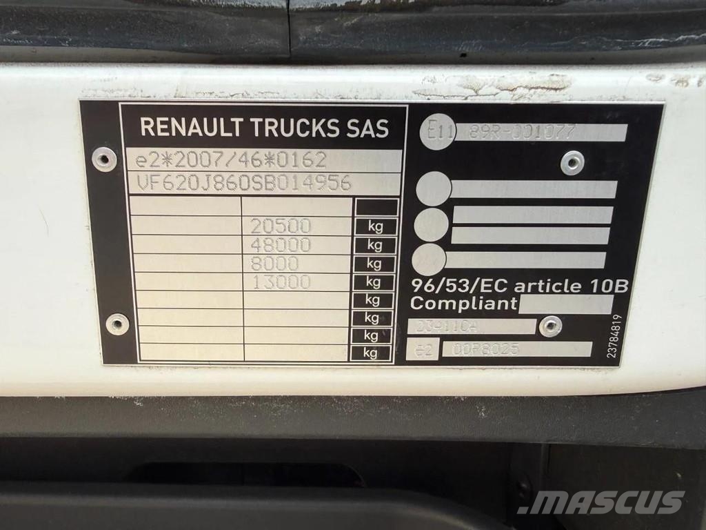 Renault D WIDE 19T - 320HP - CHASSIS + HOLLANIA 1.500 KG Camiones con chasís y cabina