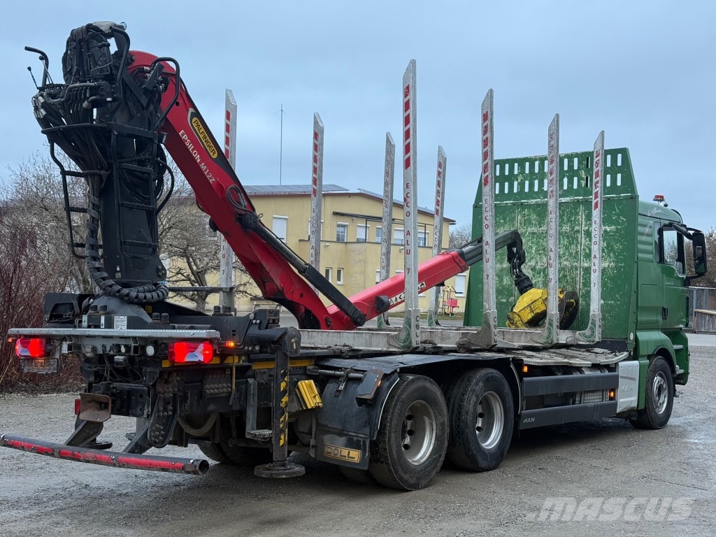 MAN TGX 26.510 Φορτηγά ξυλείας