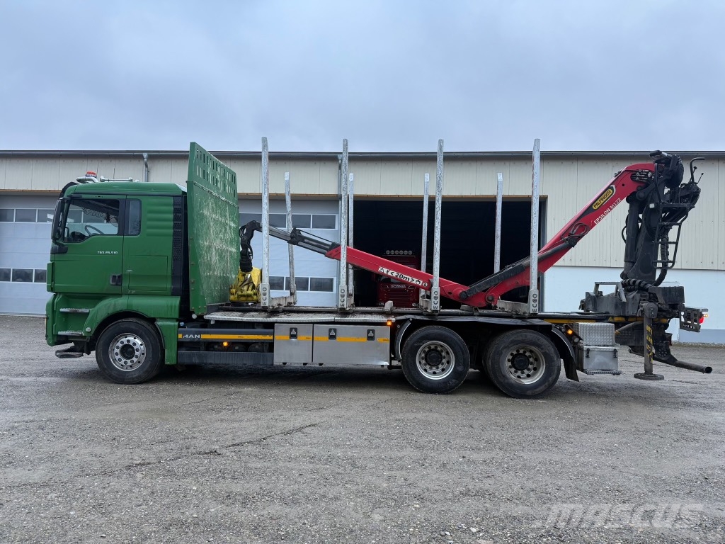 MAN TGX 26.510 Φορτηγά ξυλείας