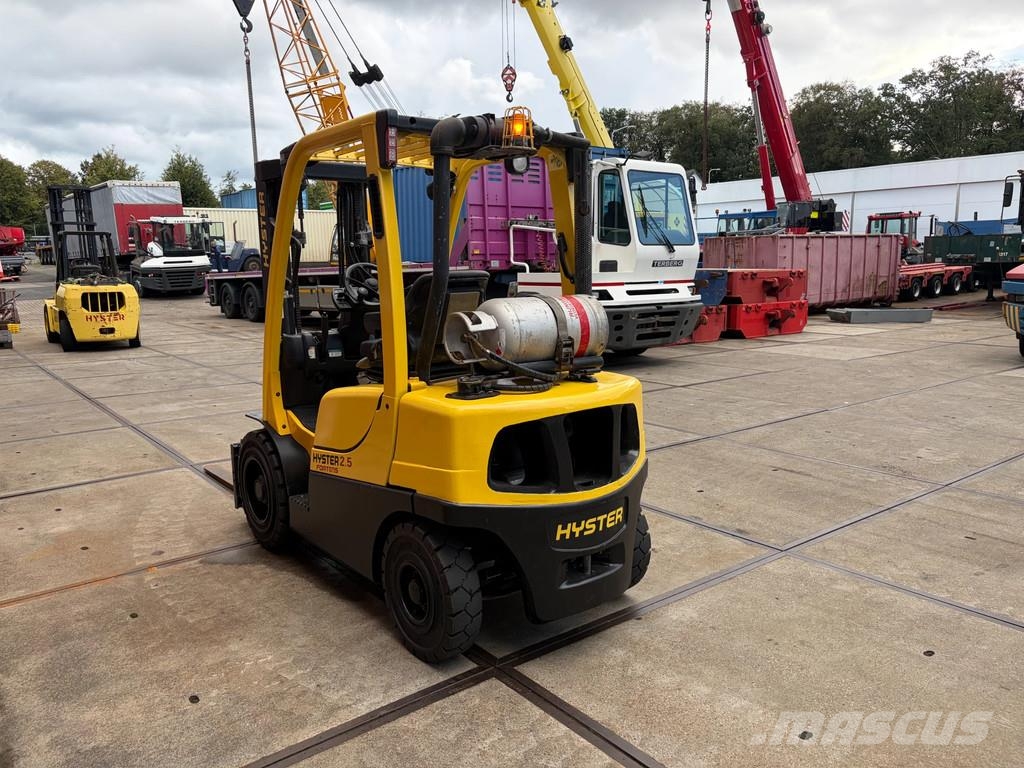 Hyster H2.5 H2.5FT 2500 LPG forklift / heftruck Sideshift Gāzes autoiekrāvēji (LPG)
