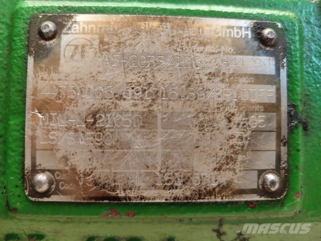  Bridge housing ZF AS2035/12G AL151668 AL150654 AL1 轴