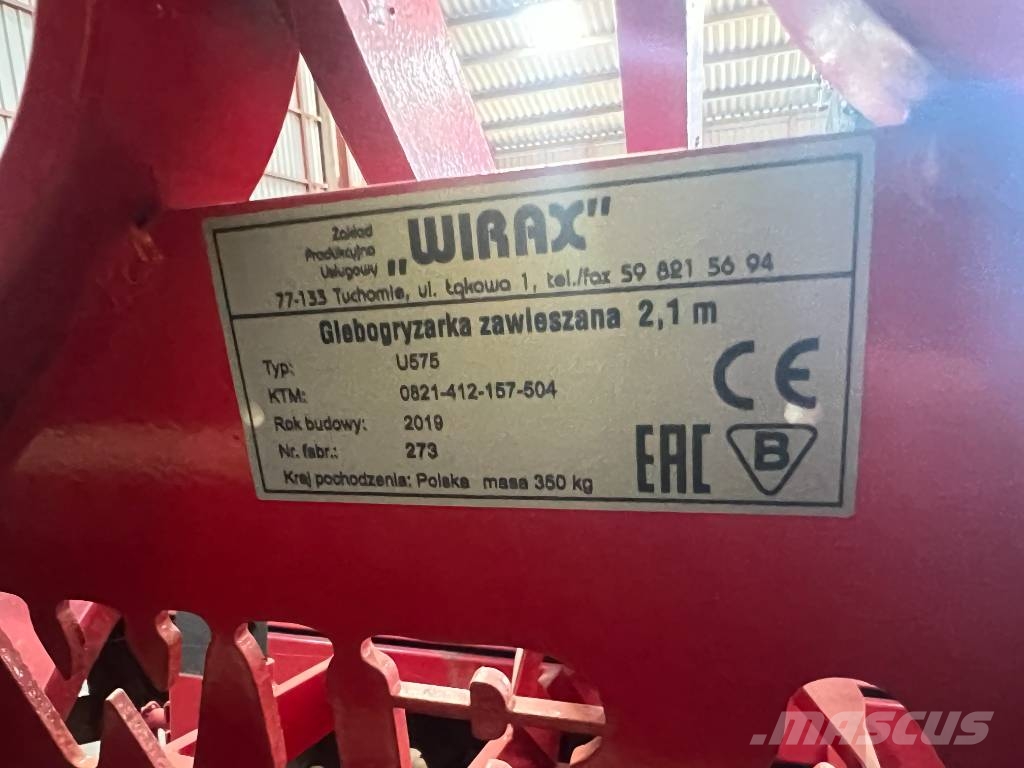Wirax Fræser U575 الكاسحات وقلابات التربة ذات المحركات
