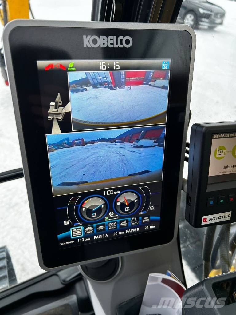 Kobelco SK 140 SR LC-7 / Rototilt,Rasvari.Lämmitin حفارات زحافة
