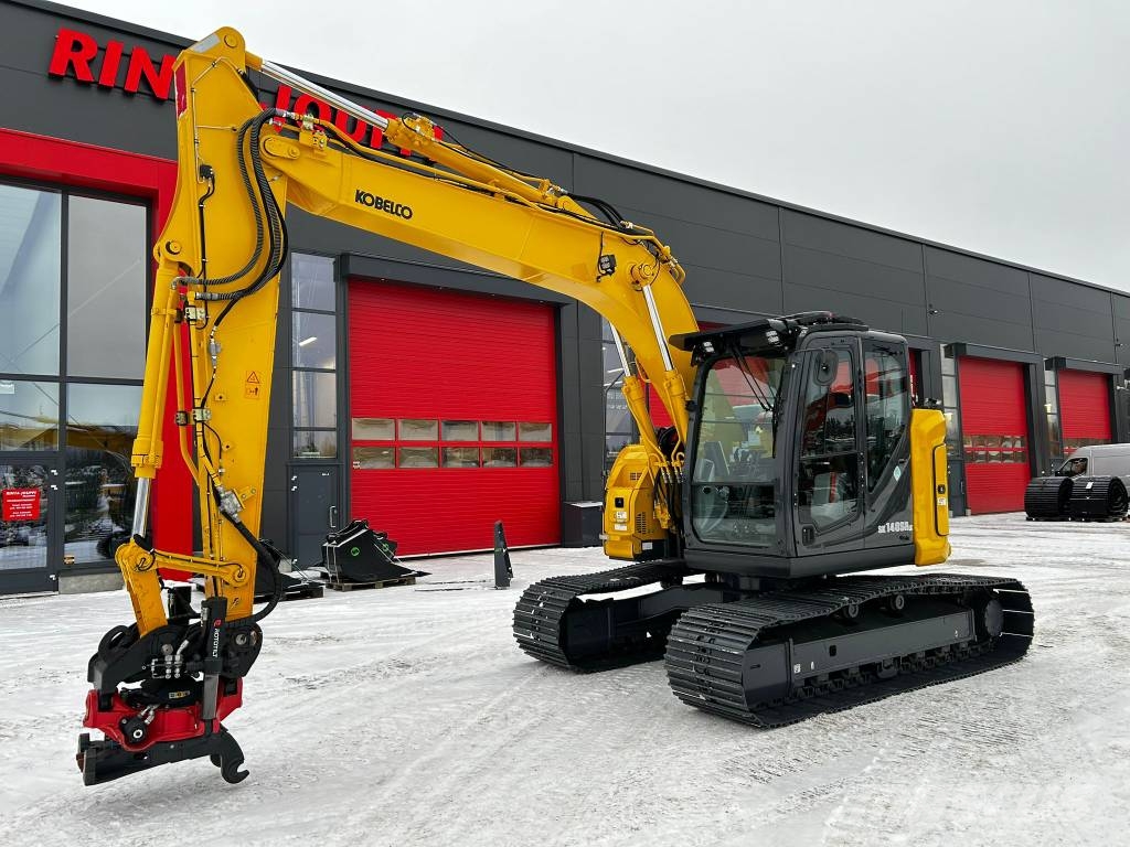 Kobelco SK 140 SR LC-7 / Rototilt,Rasvari.Lämmitin حفارات زحافة