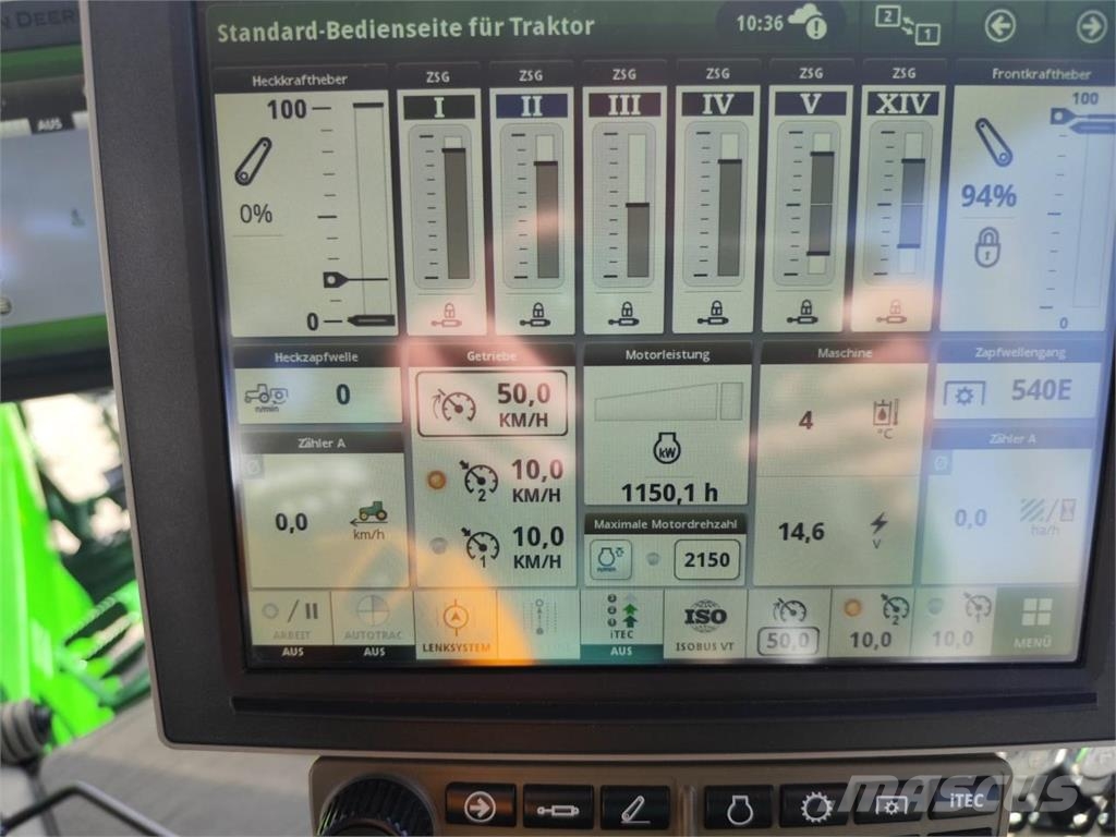John Deere 7R 350 - Steckachse, Command PRO 트랙터