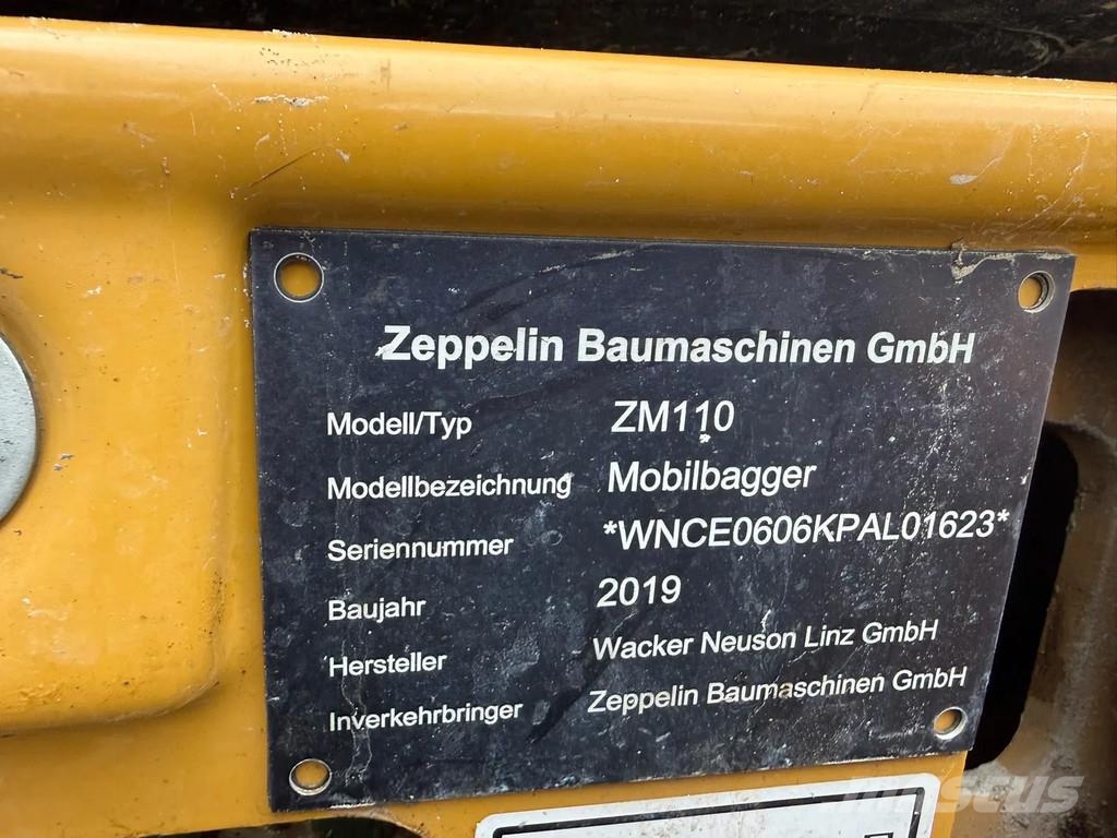 Zeppelin ZM 110 | powertilt | Hours: 1062 | Year: 2019 | 3x Μίνι εκσκαφείς 7t - 12t