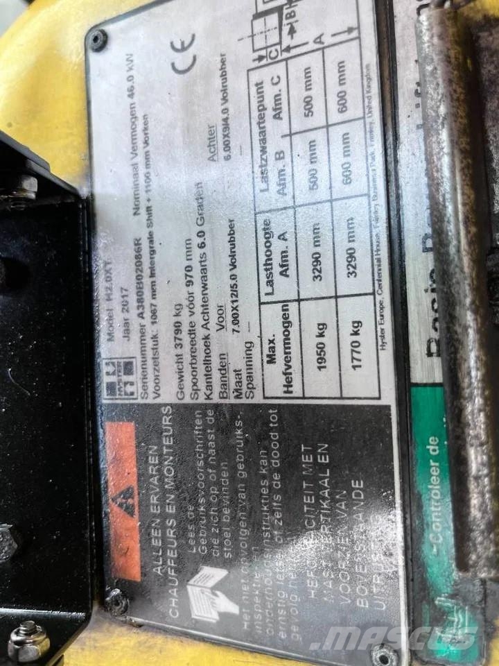 Hyster H2.0 XT 2000kg LPG heftruck شاحنات LPG