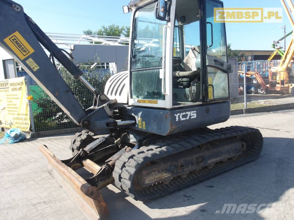 Terex TC 75 Vidutinės galios ekskavatoriai 7-12 t