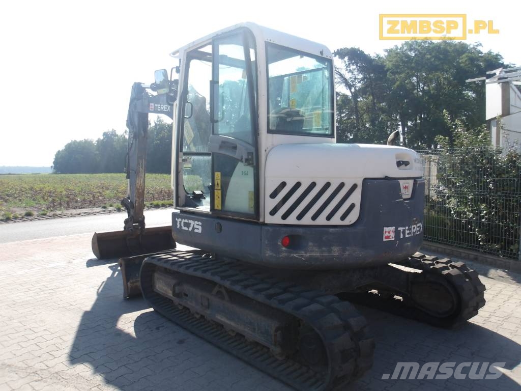 Terex TC 75 Vidutinės galios ekskavatoriai 7-12 t