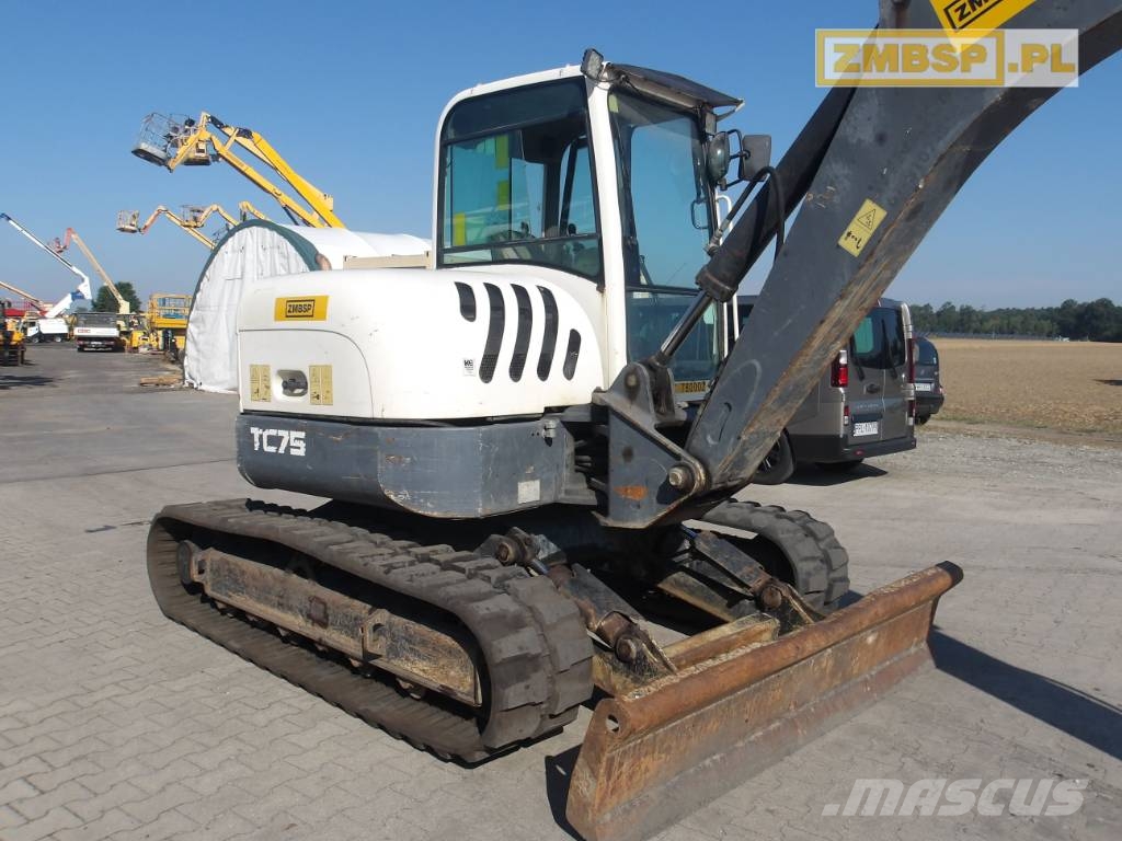 Terex TC 75 Vidutinės galios ekskavatoriai 7-12 t