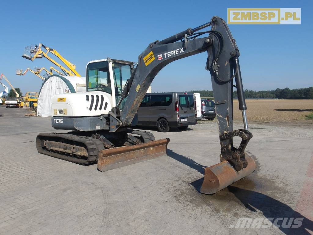 Terex TC 75 Vidutinės galios ekskavatoriai 7-12 t