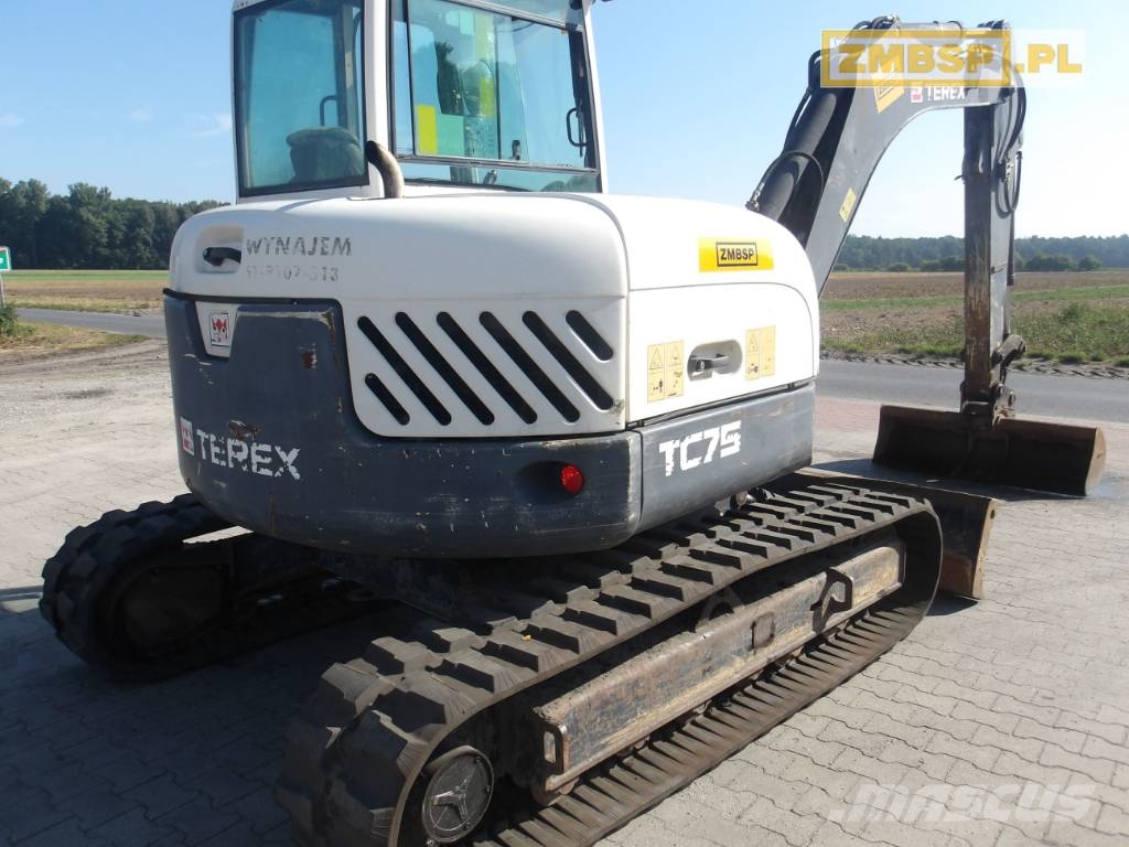 Terex TC 75 Vidutinės galios ekskavatoriai 7-12 t