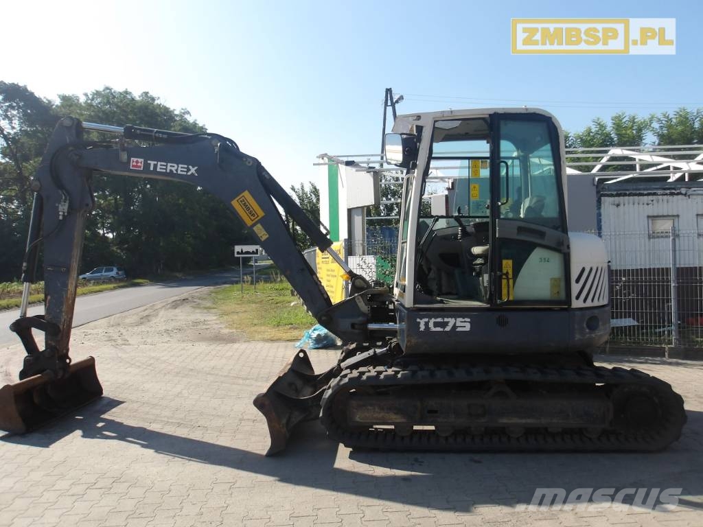 Terex TC 75 Vidutinės galios ekskavatoriai 7-12 t