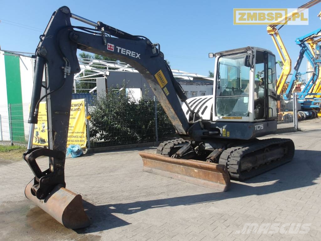Terex TC 75 Vidutinės galios ekskavatoriai 7-12 t