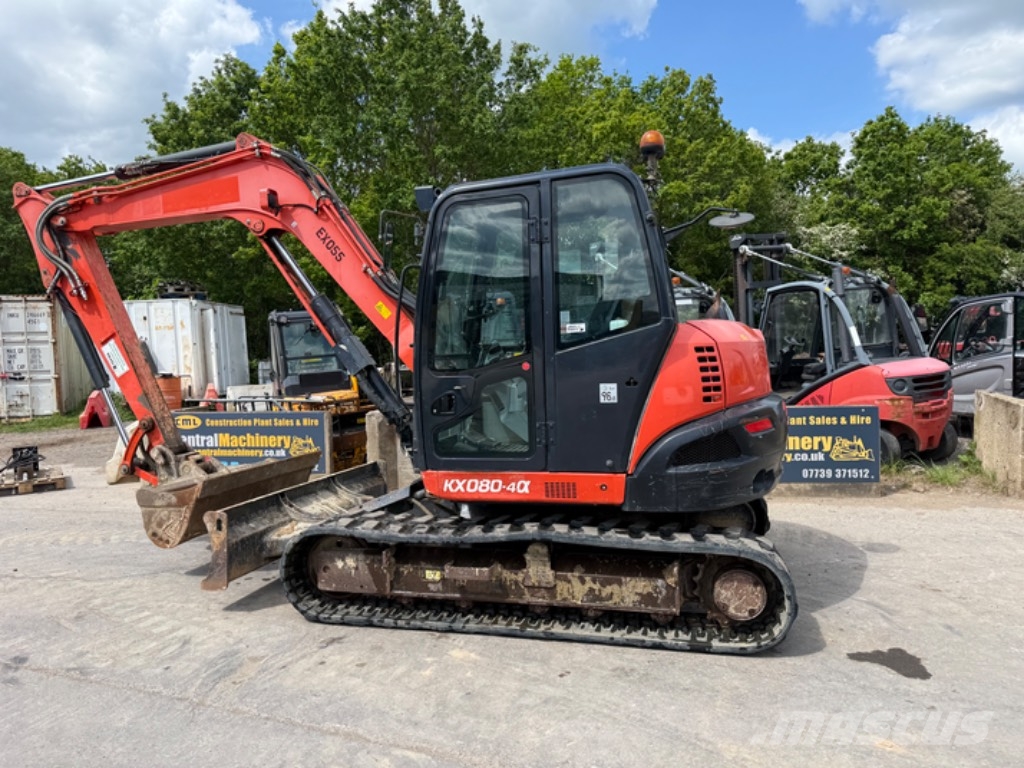 Kubota KX 080-4 Малые экскаваторы 7т-12т