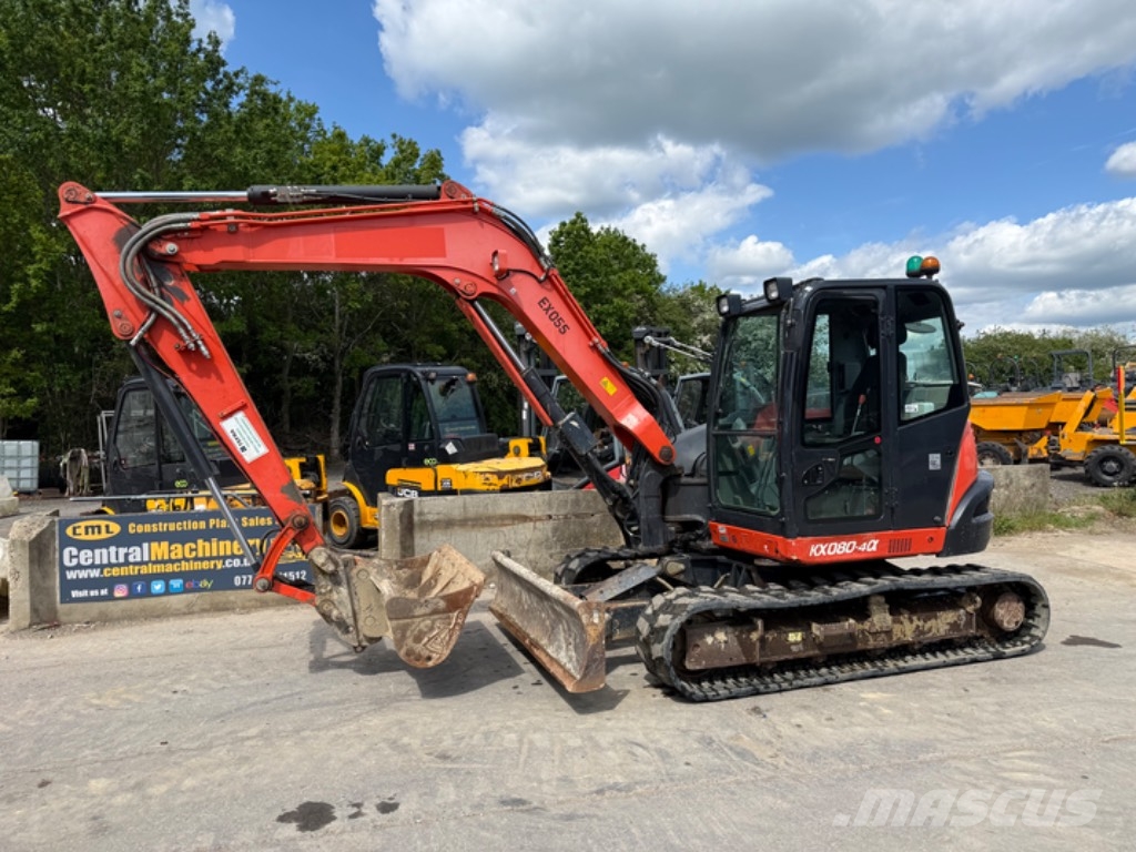 Kubota KX 080-4 Малые экскаваторы 7т-12т