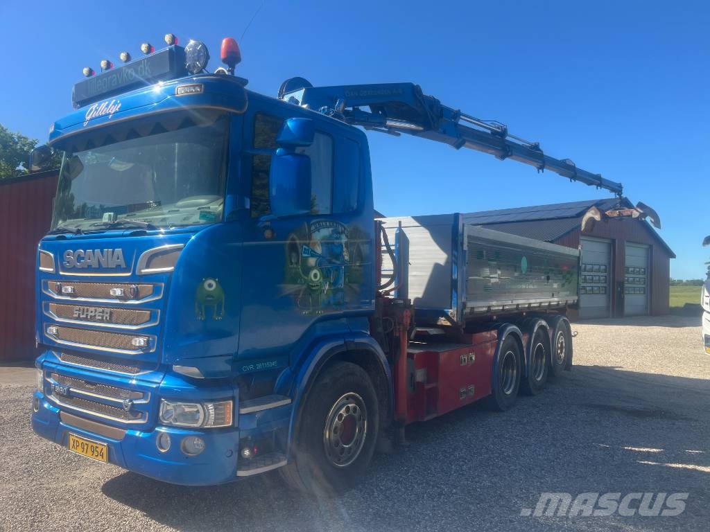 Scania R 560 V8 شاحنات الرافعات