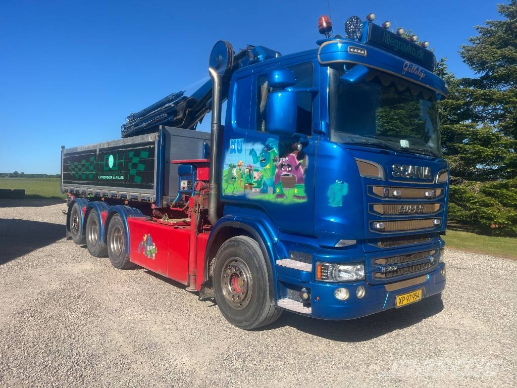 Scania R 560 V8 شاحنات الرافعات