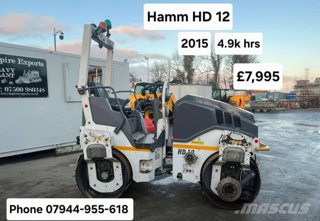 Hamm HD 12 VV Twin drum rollers