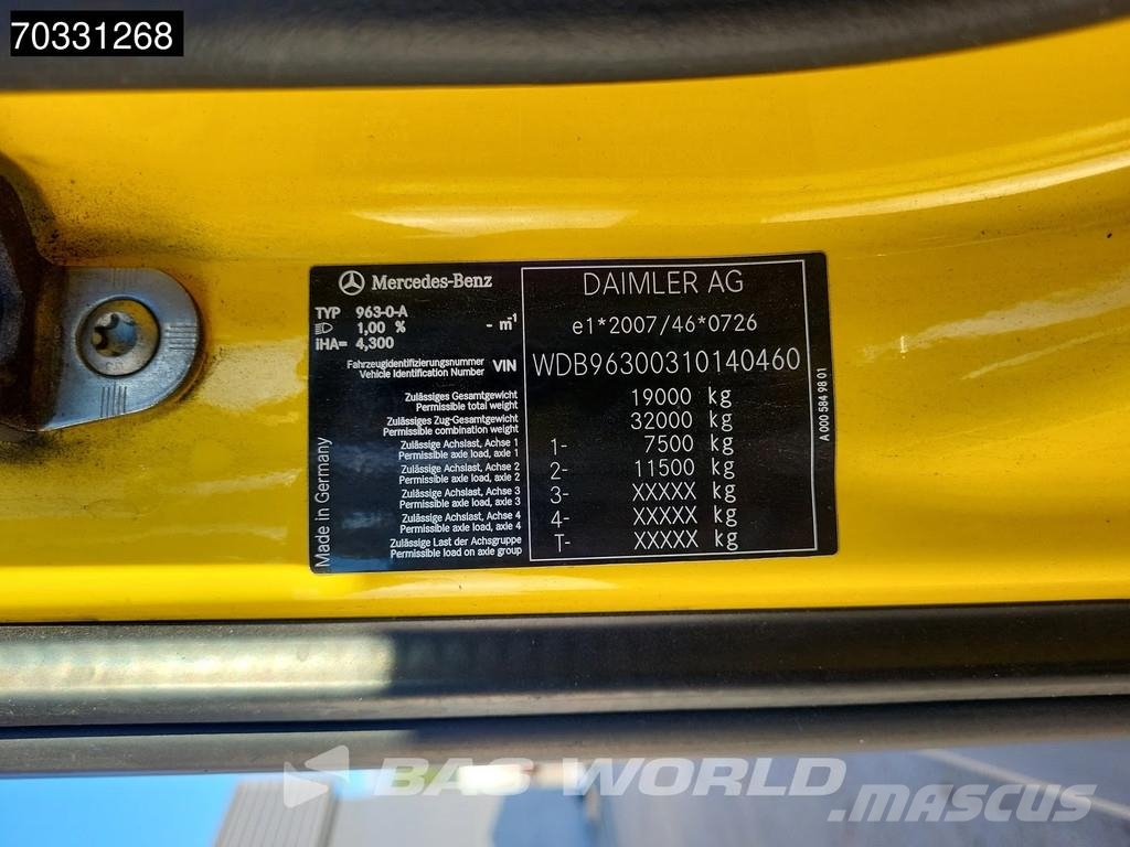 Mercedes-Benz Actros 1924 4X2 19tons NL Truck APK Automatic Euro Furgons