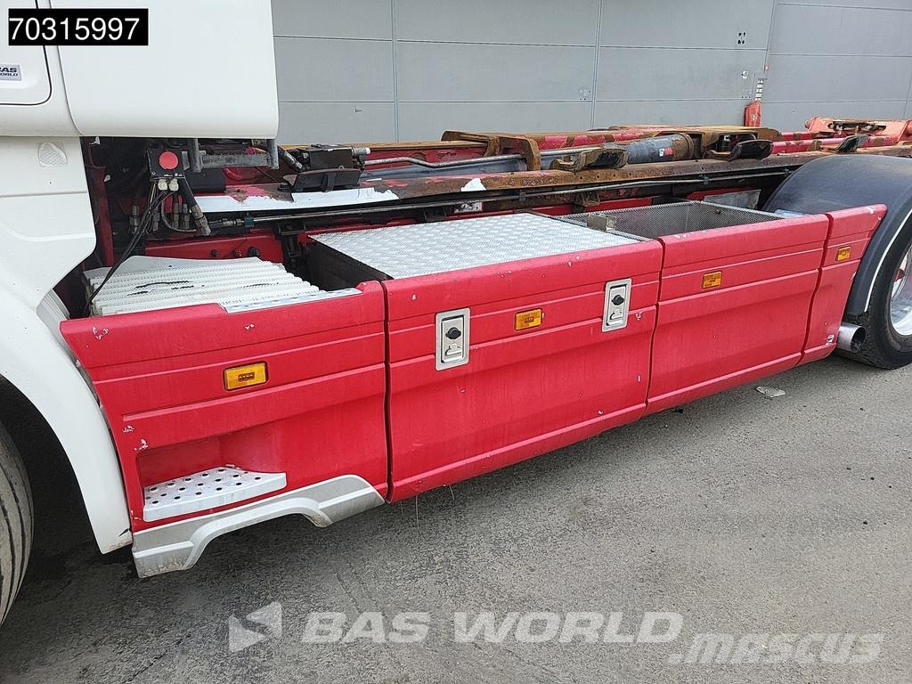 Scania R580 R 6X2 NL-Truck HIAB XR21SL56 Manual ACC Full Vrachtwagen met containersysteem