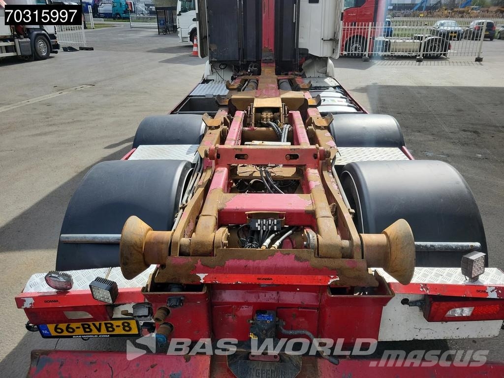 Scania R580 R 6X2 NL-Truck HIAB XR21SL56 Manual ACC Full Vrachtwagen met containersysteem