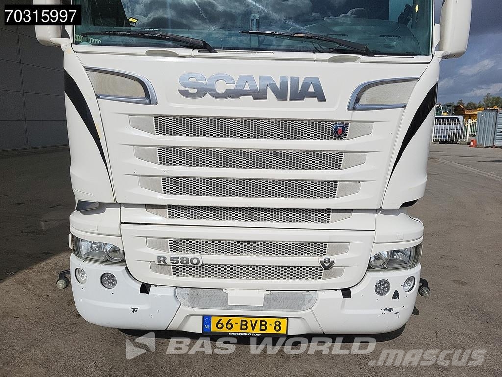 Scania R580 R 6X2 NL-Truck HIAB XR21SL56 Manual ACC Full Vrachtwagen met containersysteem