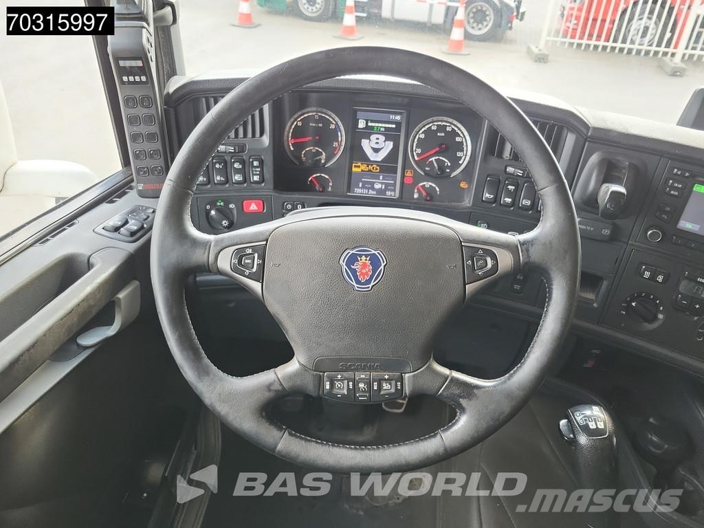Scania R580 R 6X2 NL-Truck HIAB XR21SL56 Manual ACC Full Vrachtwagen met containersysteem