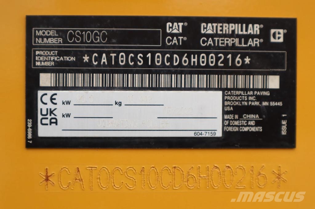 CAT CS10 GC | LOW HOURS | AIRCO | GOOD CONDITION Andre tromler