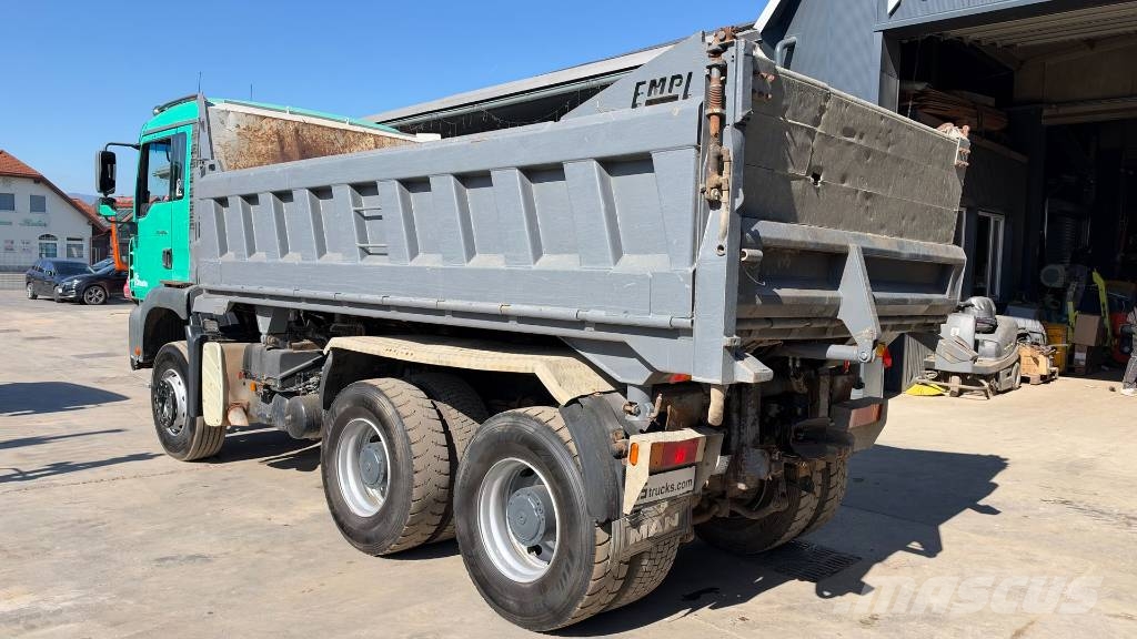 MAN TGA 33.463 FDK 6X4 3 sided tipper - big axle Kipper