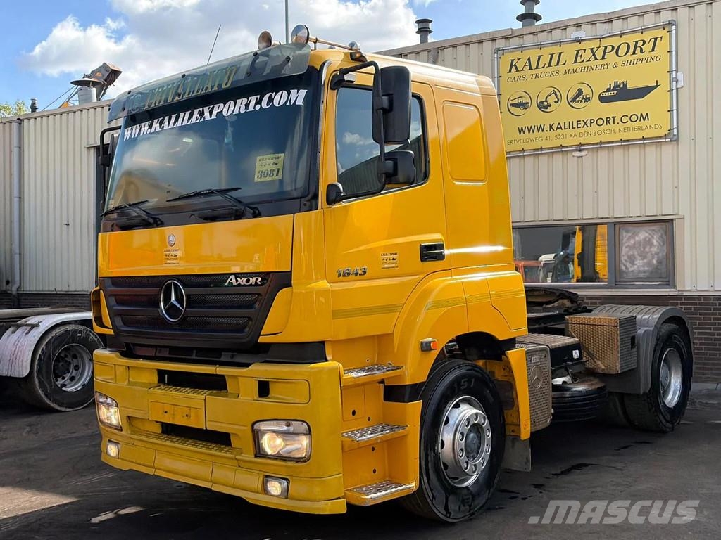 Mercedes-Benz Axor 1843 Tractor - Kipper Hydraulic - Big Axle - Vilcēji