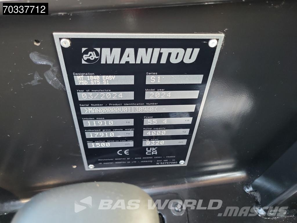 Manitou MT1840 A/C - Sway Carretillas telescópicas