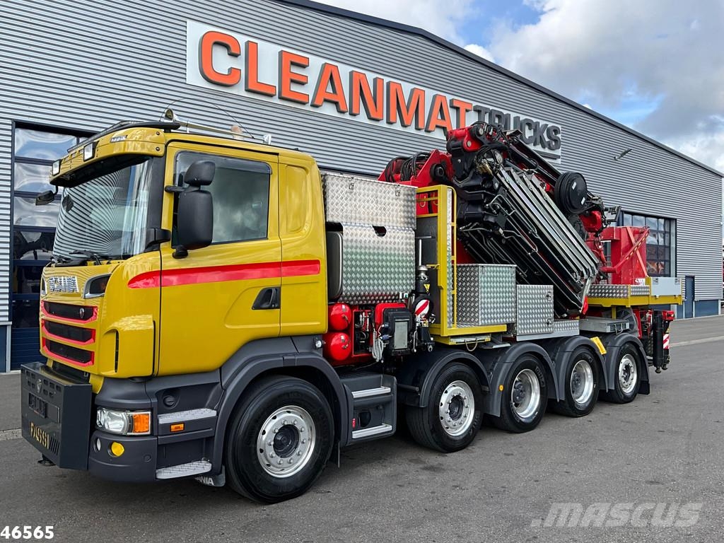 Scania R 620 10x4 Fassi 195 Tonmeter laadkraan + Fly-Jib رافعات صالحة لكل أنواع الطرق