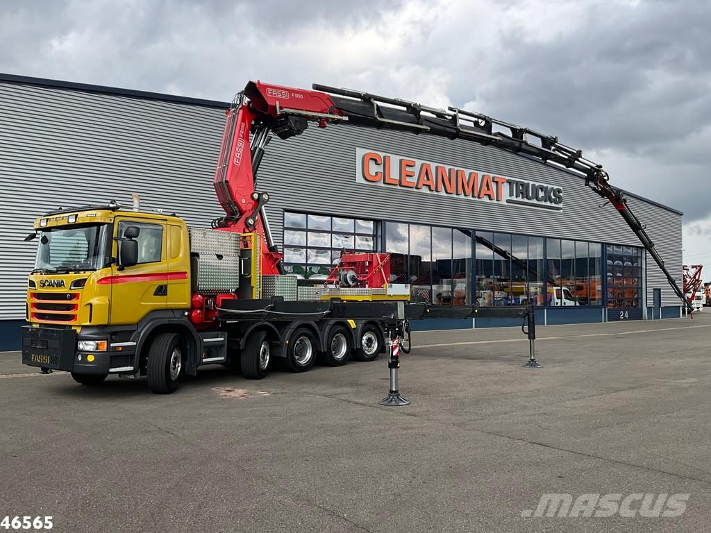 Scania R 620 10x4 Fassi 195 Tonmeter laadkraan + Fly-Jib Grúas todo terreno