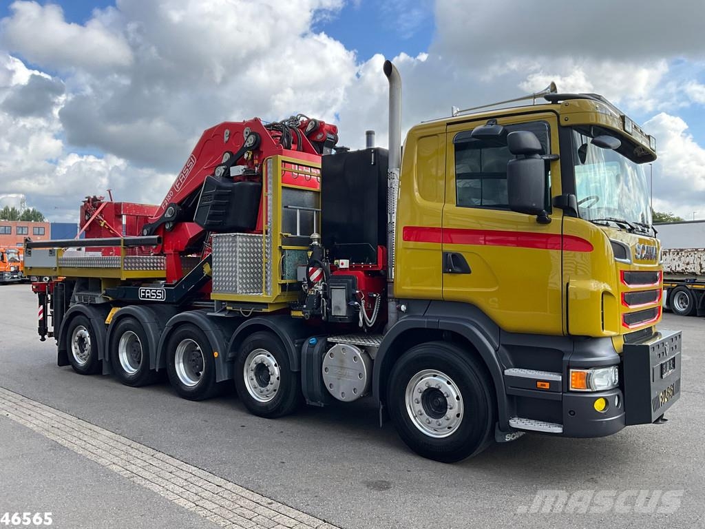Scania R 620 10x4 Fassi 195 Tonmeter laadkraan + Fly-Jib رافعات صالحة لكل أنواع الطرق
