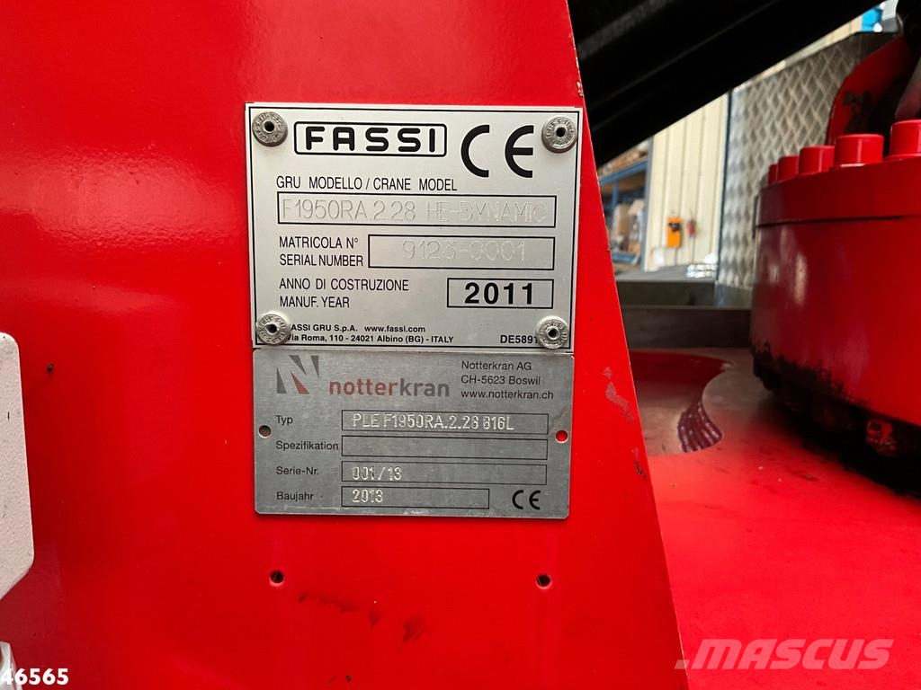 Scania R 620 10x4 Fassi 195 Tonmeter laadkraan + Fly-Jib Grúas todo terreno