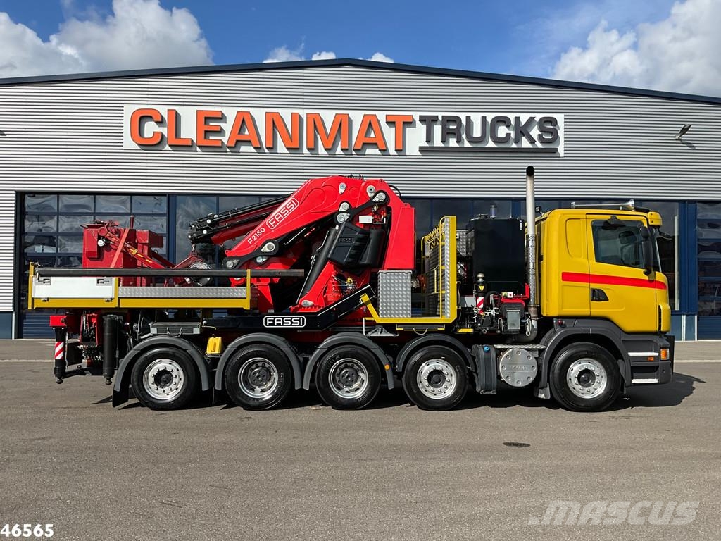 Scania R 620 10x4 Fassi 195 Tonmeter laadkraan + Fly-Jib Grúas todo terreno