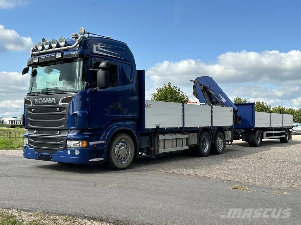 Scania R560 V8 2012 HMF 30TM!!CRANE/KRAN/GRUE!! 6x2!FULL Kranen voor alle terreinen