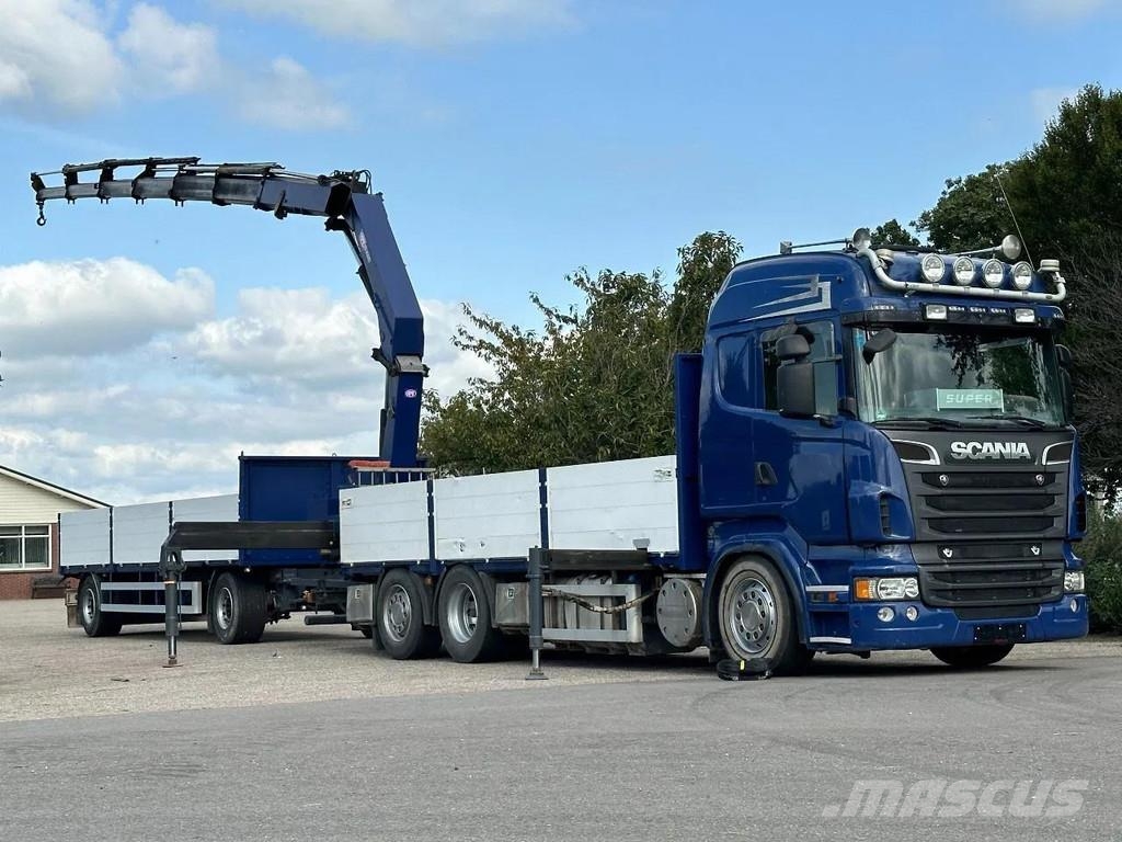 Scania R560 V8 2012 HMF 30TM!!CRANE/KRAN/GRUE!! 6x2!FULL Kranen voor alle terreinen