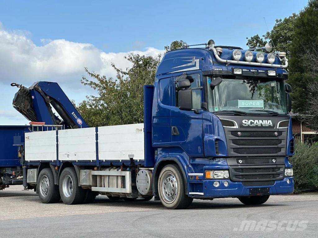 Scania R560 V8 2012 HMF 30TM!!CRANE/KRAN/GRUE!! 6x2!FULL Kranen voor alle terreinen
